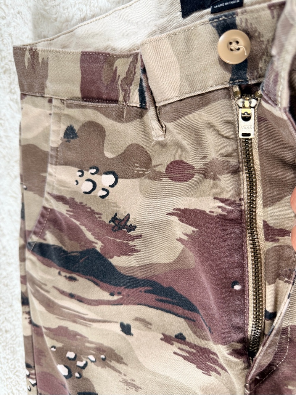 Vans x National Geographic Camo Men's Pants - Size 30 - Yr 2020 Limited Edition - Picture 6 of 8